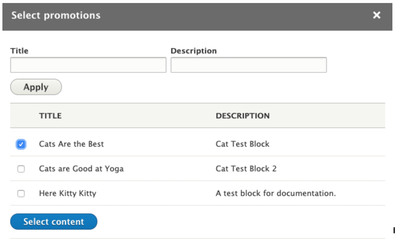 home page components
