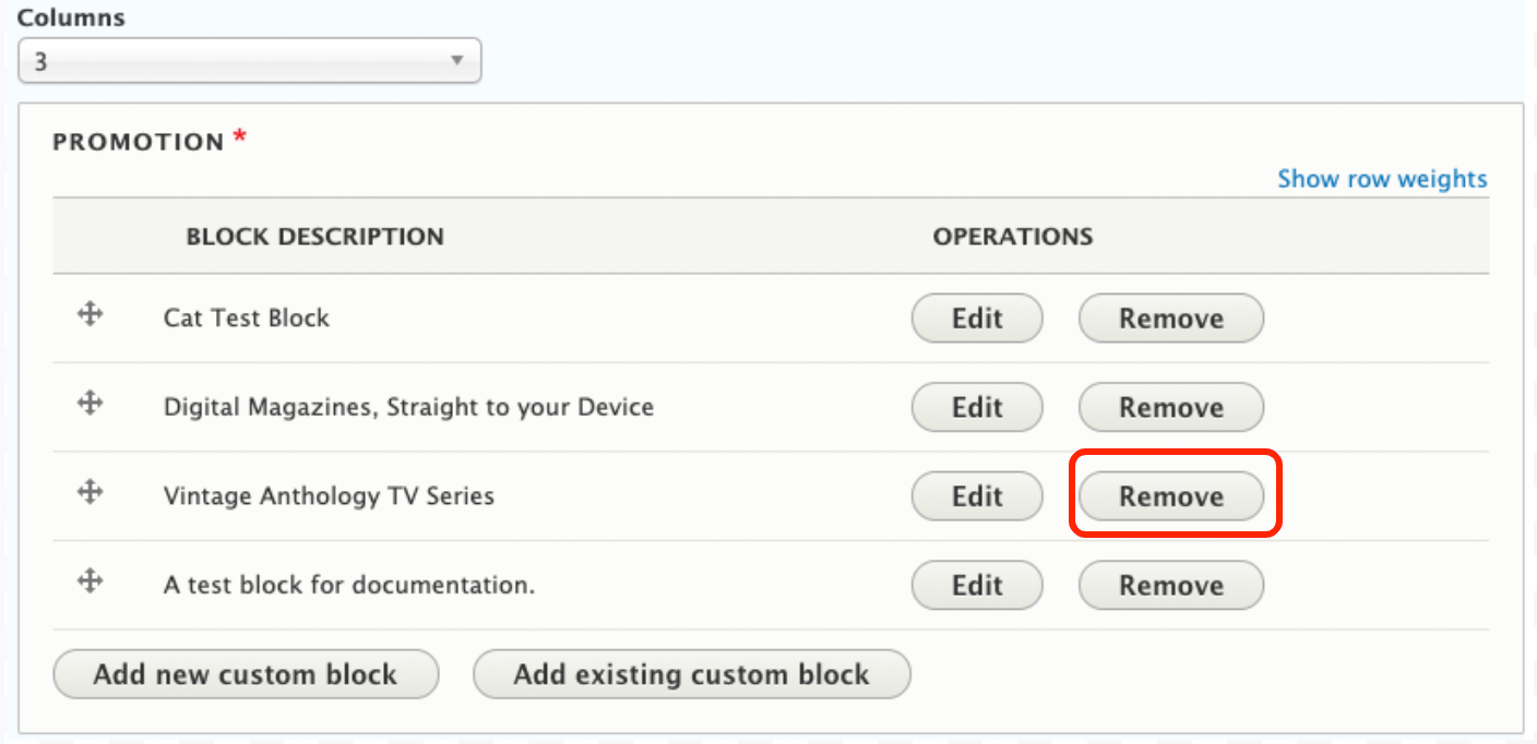 home page components